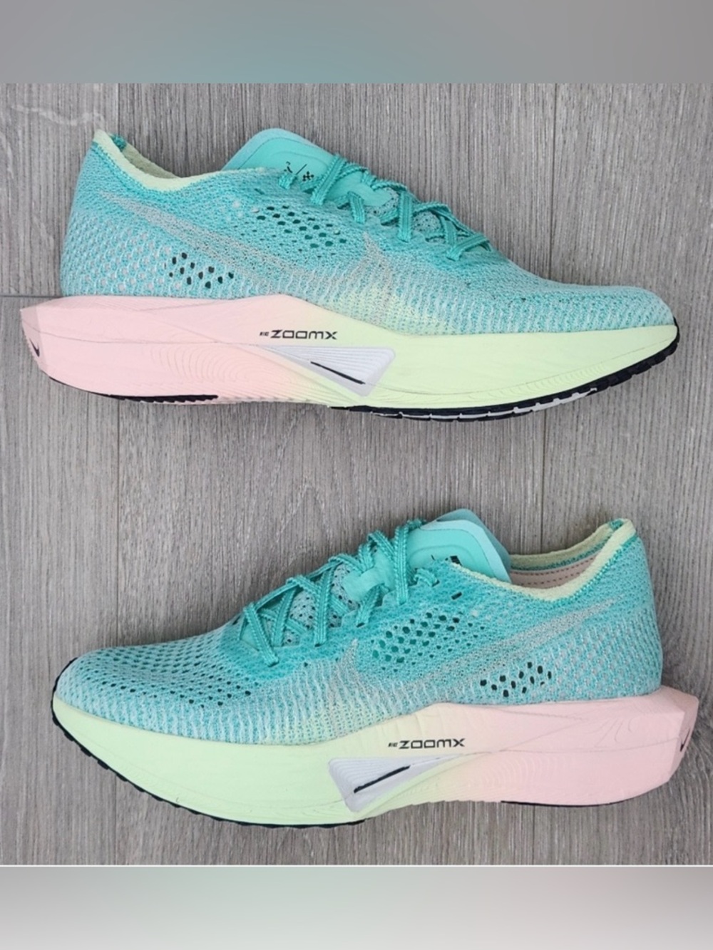 Nike ZoomX 💅 Vaporfly Next% 3 Flyknit Mint Foam-Sail Women’s Size 8 HQ3505-379